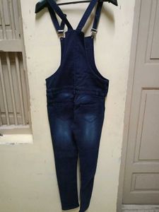 Distressed Denim Overalls quality 10/10