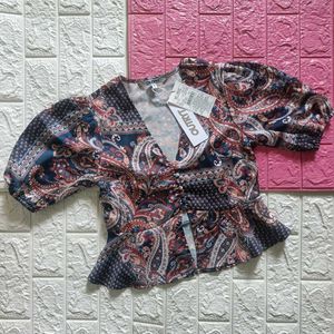 Outryt Beautiful Satin Top 🤎
