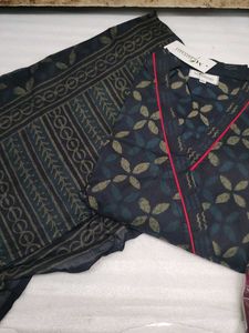 MIrvana Stylish Printed Cotton Night Suit 5XL