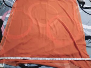 Vibrant Orange Dupatta