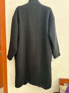 Zara Basic Black Overcoat