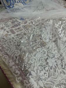 Net Fabric with sequence big patch on one side