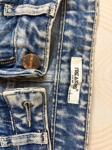 Freakins Blue Wide Leg Jeans