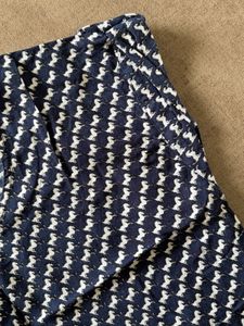 Navy &amp; White Patterned Casual dress 👗