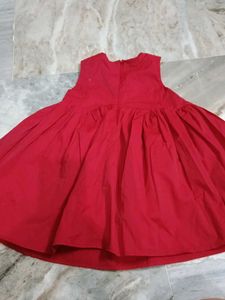 Chic Red Flare Dress