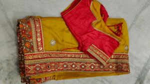 Embroidered Saree with Blouse