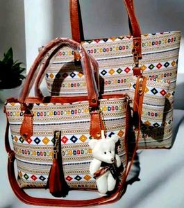Stylish Tote & Handbag Set of 2