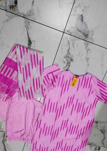 Pink Kurta Set