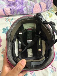Pink Cycling Helmet