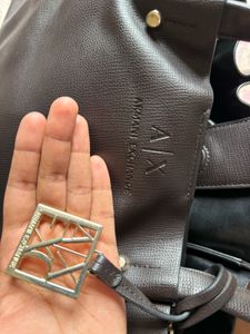 Original Armani Exchange Sling Tote with dust bag