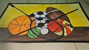 Sport Items Painting