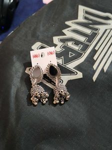 Beautiful Oxidised Jhumka Earrings