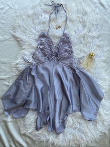 Lace Butterfly Sleep Romper