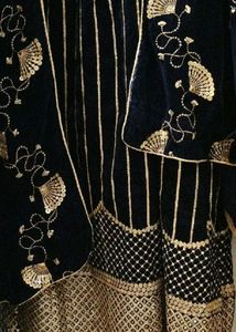 Perimium Velvet Suit Set Sequins Work