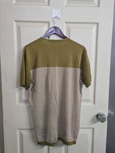 Striped V-Neck T-Shirt
