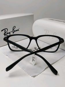 Ray-Ban Matte Black Rectangular Eyeglasses