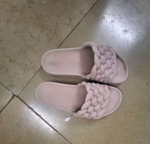💥Dusty Pink Comfy Braided Slides