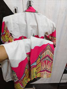 Unique Printed Collared Shirt