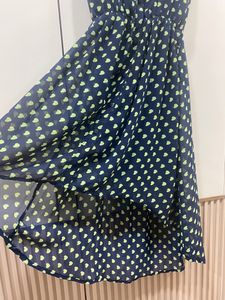 B + Vestry Women’s Flared Heart Printed A- Line Dress