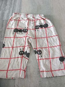 3 Cute Fruit Print Pajama Shorts Set