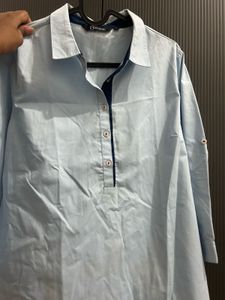 Annabelle Light Blue Collared Shirt