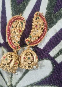 Traditional Indian Jhumka Earrings
