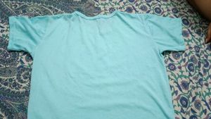 Sky Blue Crop Tshirt