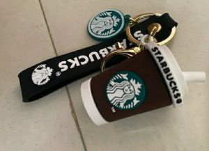 Starbucks Cup 3d Silicon Keychain