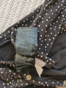 H&amp;M Baby Girls Polka Dot Wrap Bodysuit