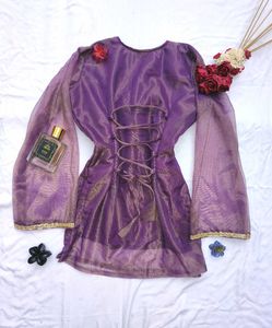 Two tone Organza Corset kurti 🫶🏻