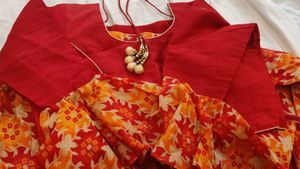 Vibrant Floral Lehenga Skirt