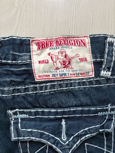 Designer Flared Blue Jeans