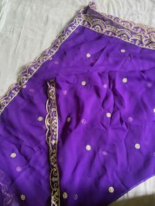 Royal Purple heavy Embroidered Lehenga Choli Set💜