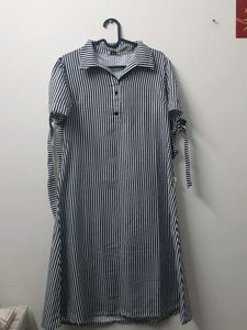 Striped Shirt Dress