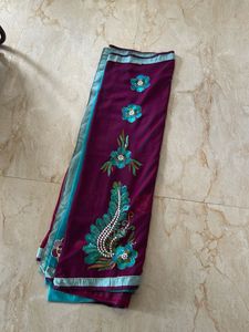 Embellished Silk Saree