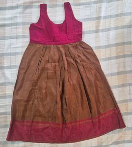 Vibrant Pink &amp; Brown Ethnic Set