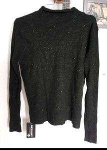 freedelivery 🎊.Black Sweater WthBow Tie