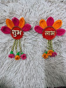 Decorative Shubh Labh Door Hangings for Diwali