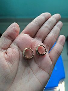 Two anklets and a pair of earings