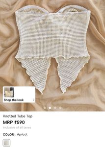 Savana Knotted Tube Top- New!!!