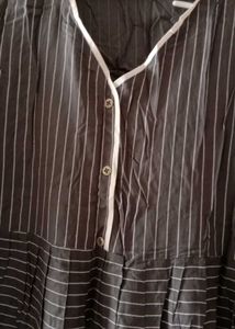 Striped Grey Kurta
