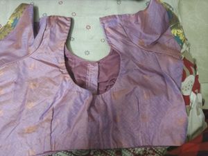Beautiful Lilac Embroidered Blouse