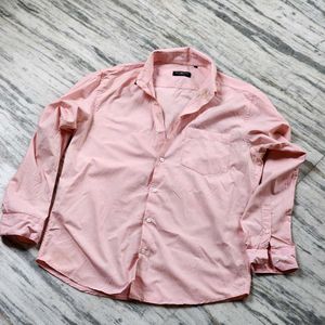 Men's Light Pink Shirt - 100% Cotton