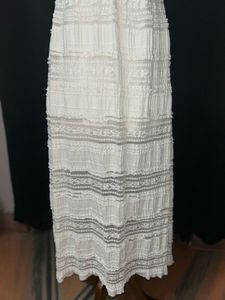 White Ruffle Summer Dress