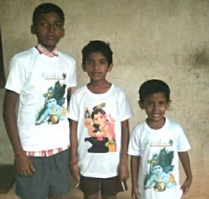 Krishna Ji Printed White T Shirt For Boys &amp; Girls