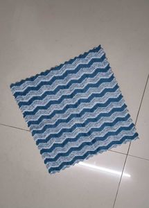 Blue Chevron Patterned Cleaning Cloth