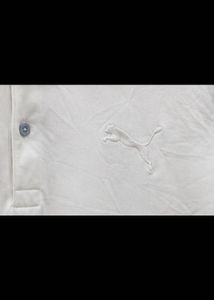 Puma White Polo Shirt
