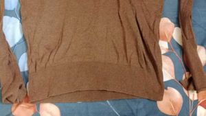 Brown Turtleneck Sweater