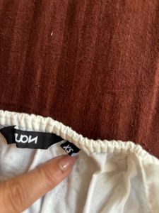White Broderie Anglaise Top