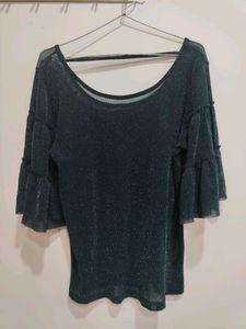 Sparkly Bell Sleeve Top